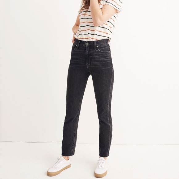 Madewell The Perfect Summer Jean in Crawley Black Wash - Picture 1 of 8